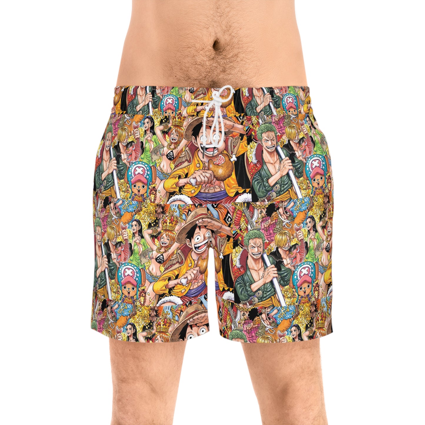 Men's Mid-Length Swim Shorts (AOP)