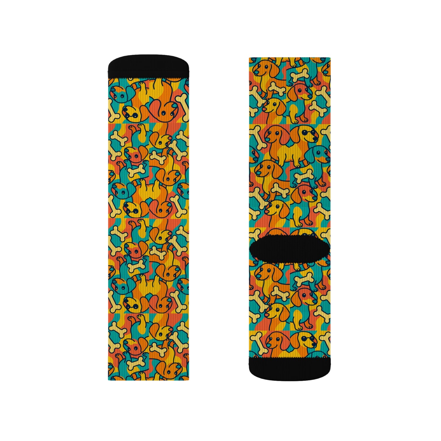 Colorful Cartoon Patterned Socks, Fun Gift for Friends, Casual Wear, Birthday Present, Vibrant Homewear