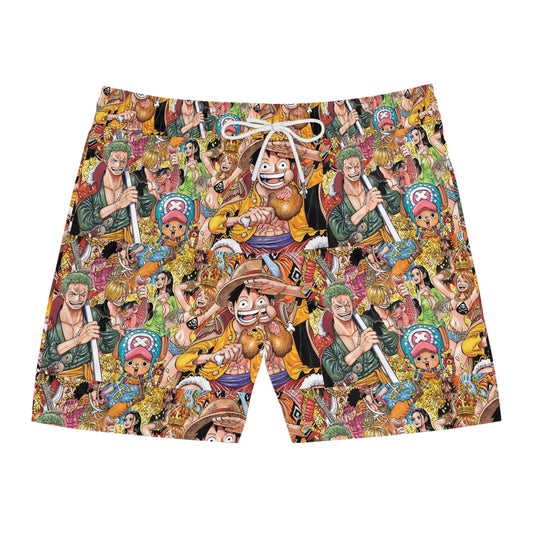 Men's Mid-Length Swim Shorts (AOP)