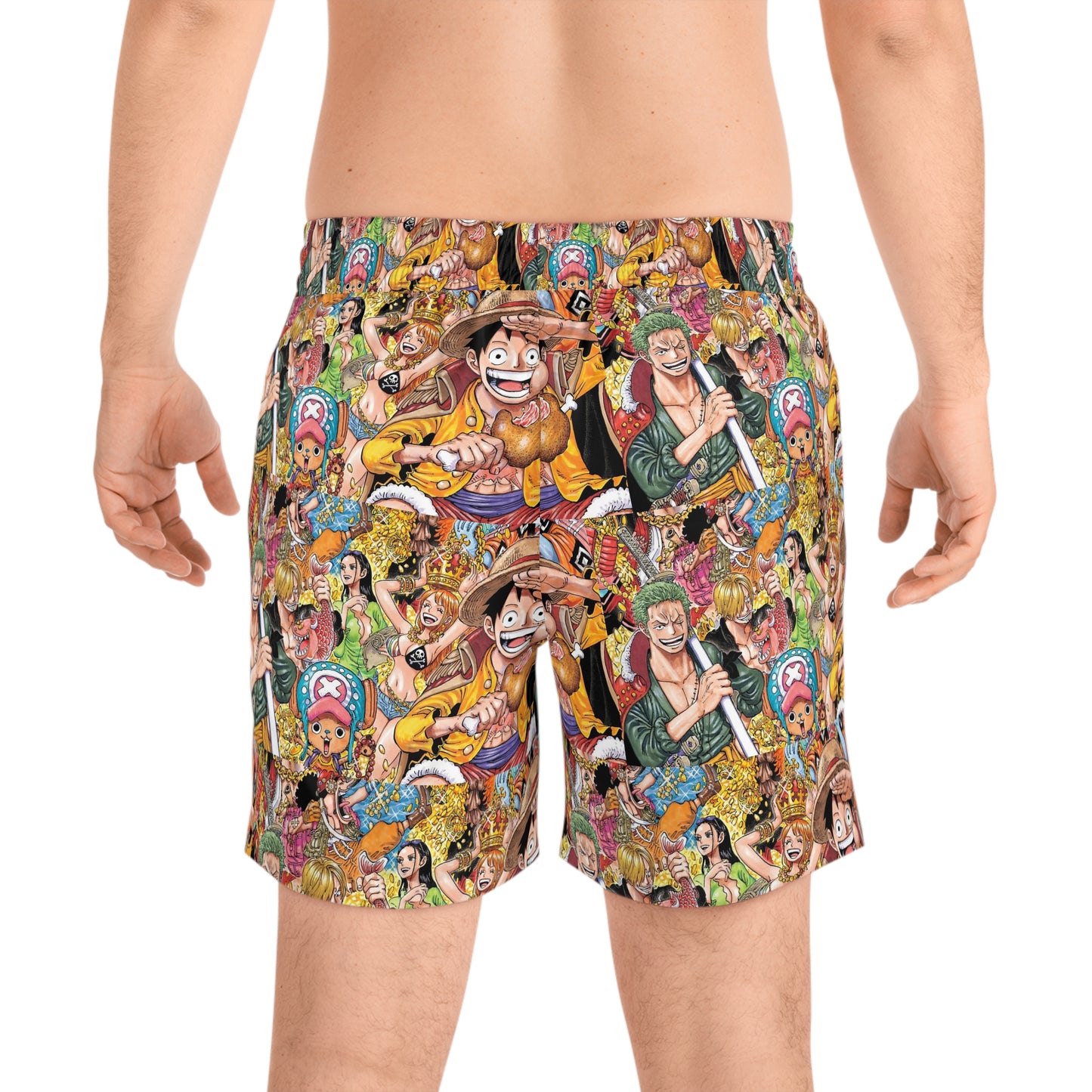 Men's Mid-Length Swim Shorts (AOP)